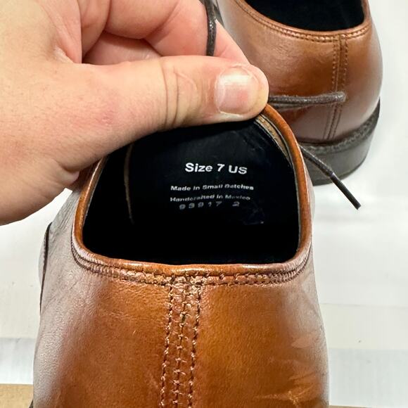 Thursday Boots Executive Cap Toe Oxford Shoes Men’s 7 Brown Leather